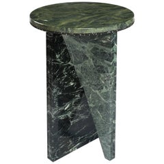 Green Marble Side Table by Jonathan Zawada, Made in USA 11