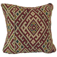 Vintage Moroccan Berber Tribal Throw Pillow