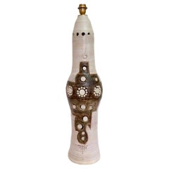 Large Ceramic Floor Lamp by Georges Pelletier