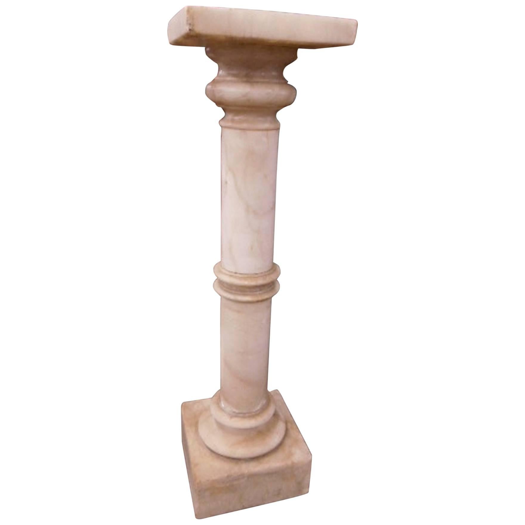 Early 20th Century Marble Pedestal