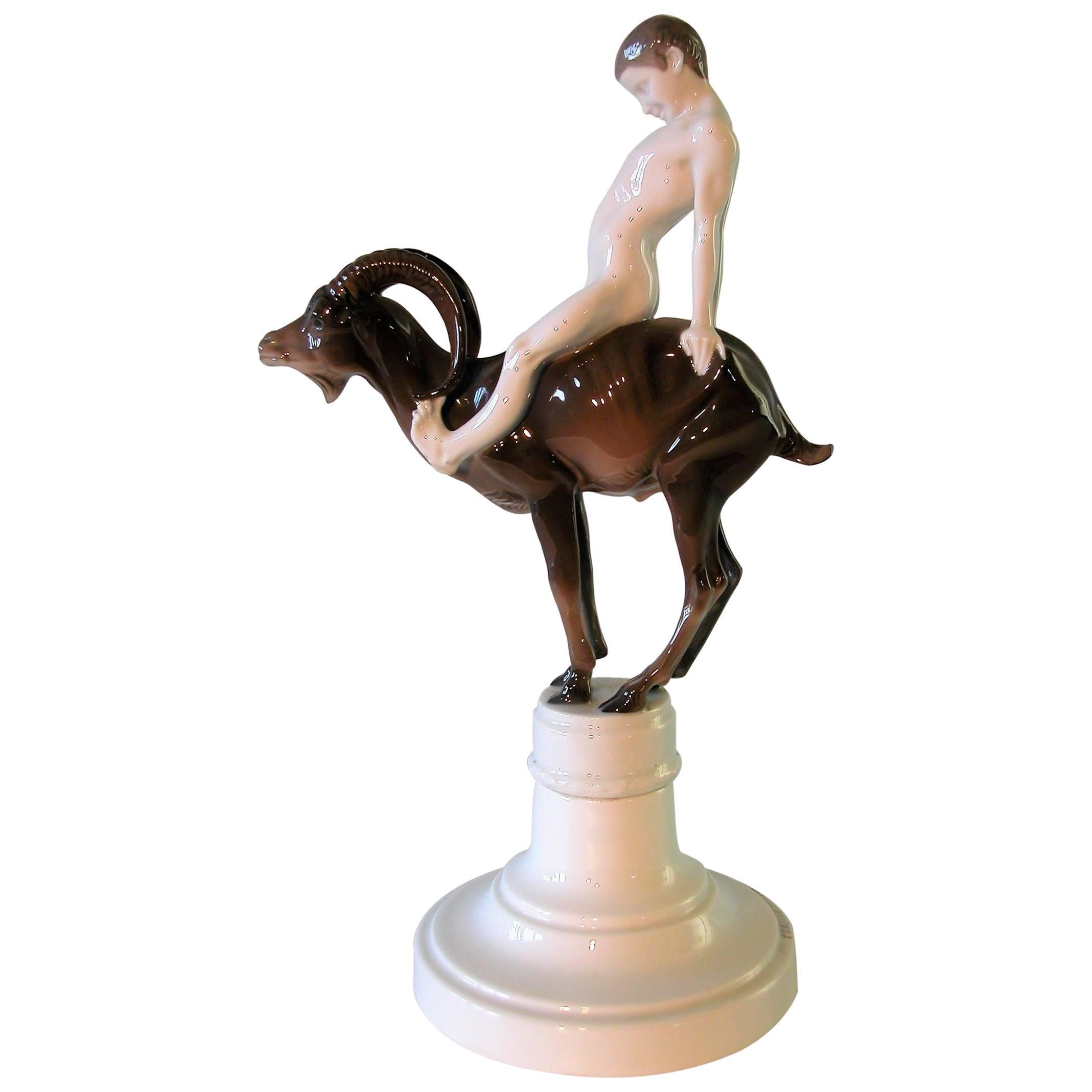 Figurine Capriccio, Design Ferdinand Liebermann 1910, Rosenthal, Selb Bavaria For Sale
