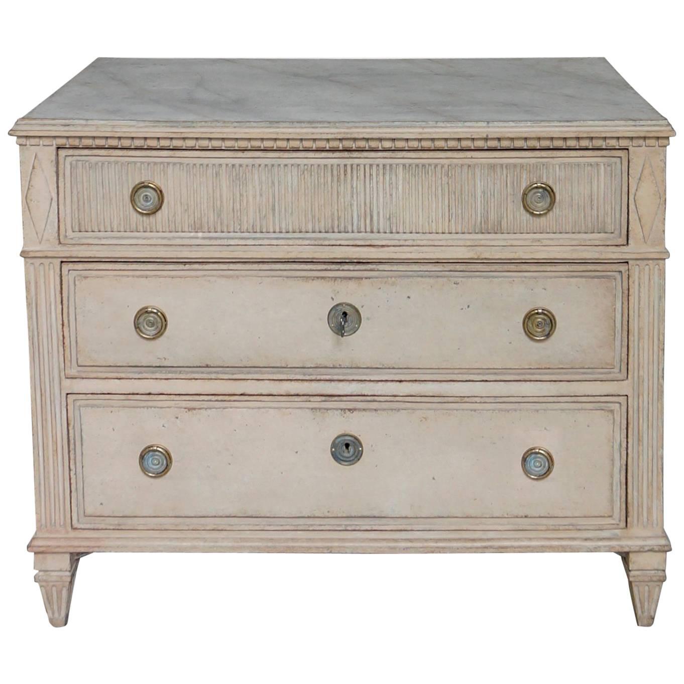 Empire Chest of Drawers with Marbled Top