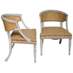 Pair of Swedish Klismos Chairs