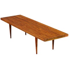 Retro Slat Bench or Table by Mel Smilow