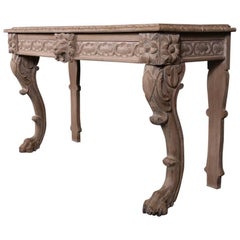 Antique Exceptional Scottish Console Table