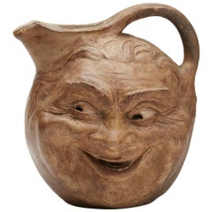 Robert Wallace Martin Large Face Jug Martin Brothers, 1897