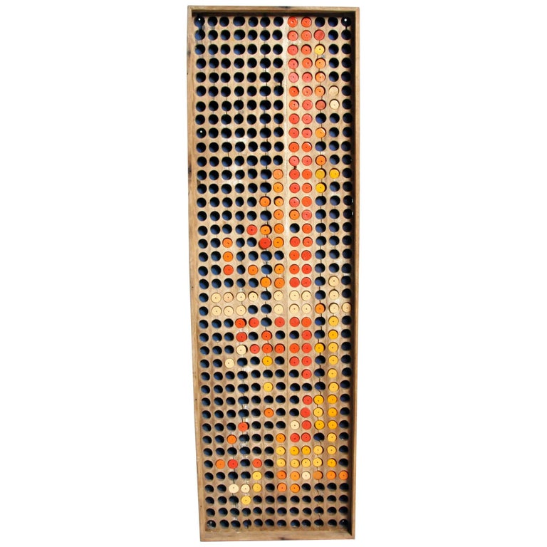 Teak Wood Panel Wall Art at 1stDibs