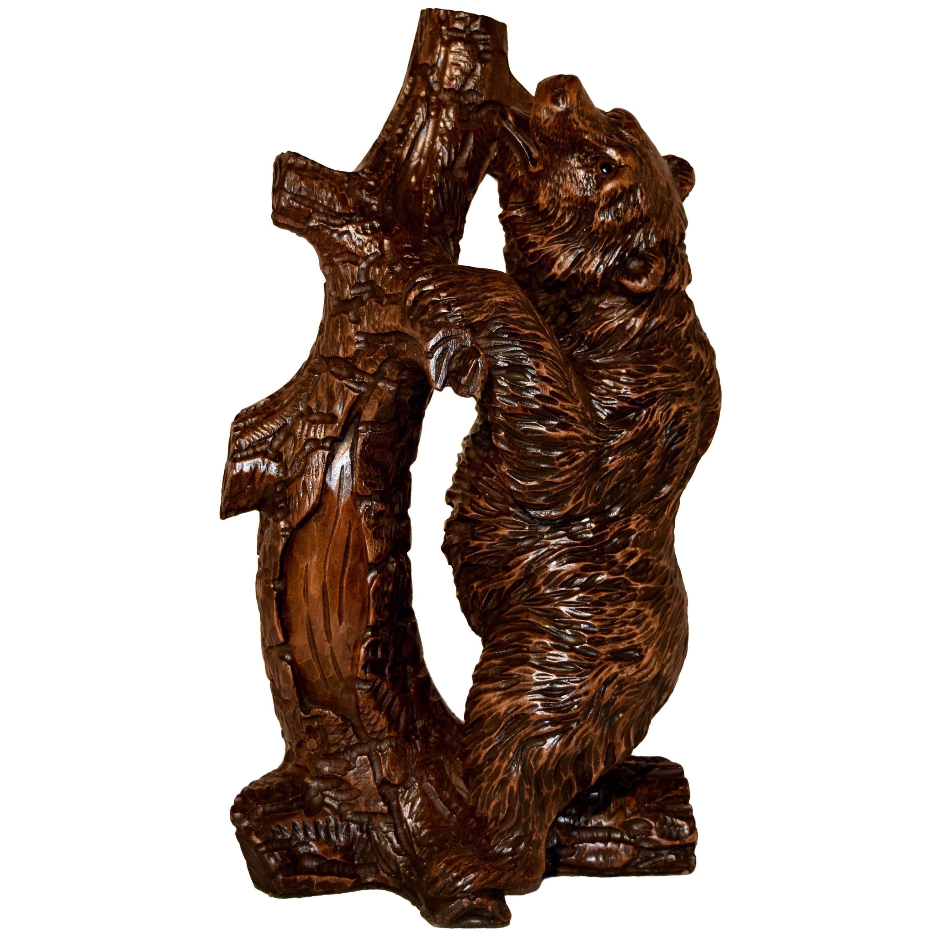 19th Century Black Forest Bear Carving