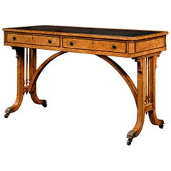 Regency Amboyna Library Table