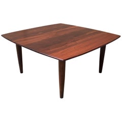 Solid American Walnut Coffee Table Dated 1963