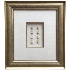 Antique Framed Intaglio
s Mounted on Silk