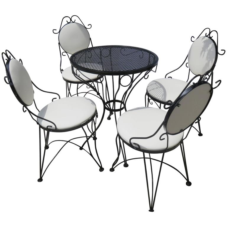 Woodard MidCentury, 19501950, Bistro Set at 1stdibs