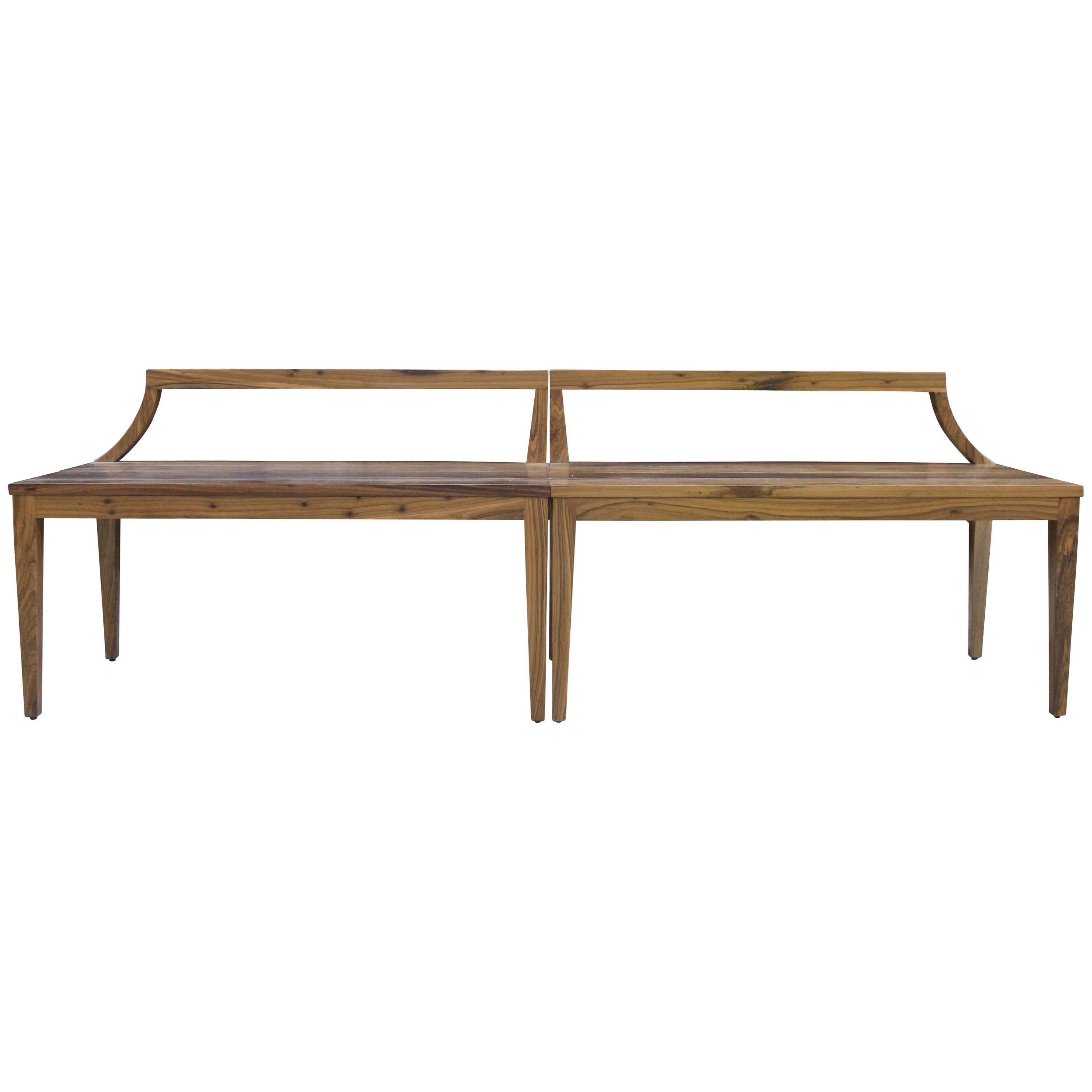 Modern Customizable Bench in Argentine Rosewood by Costantini, Nicostrato  For Sale 2