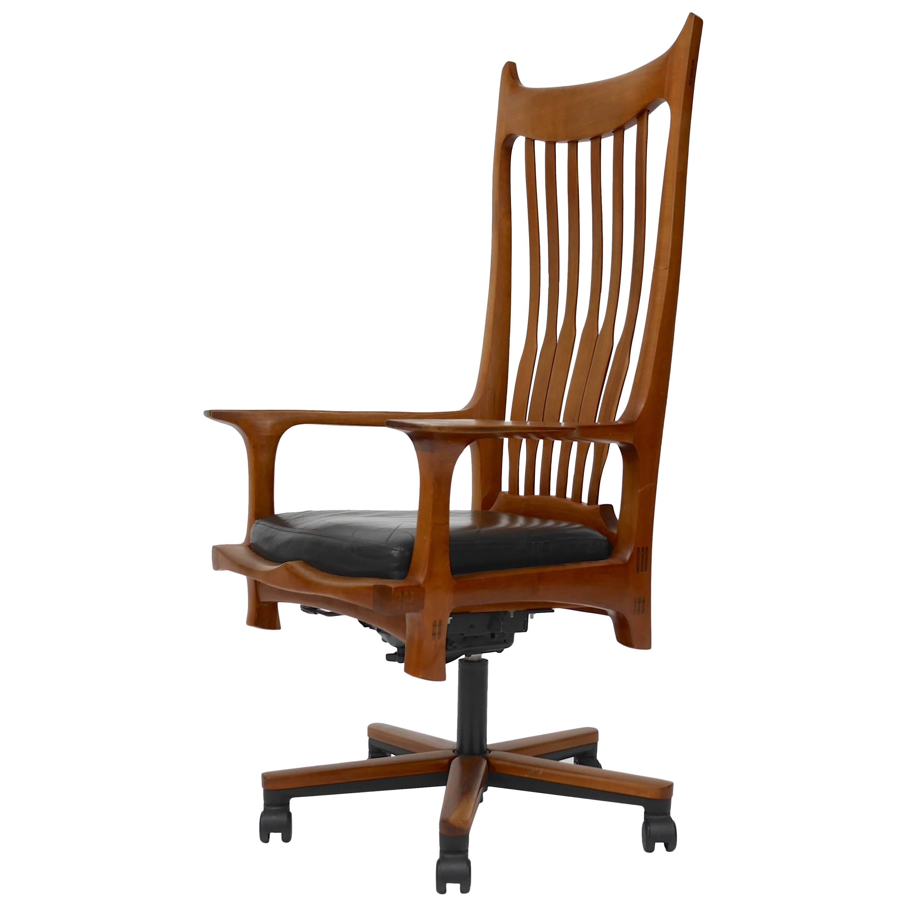 Studio Movement Office Chair Attributed to John Nyquist For Sale