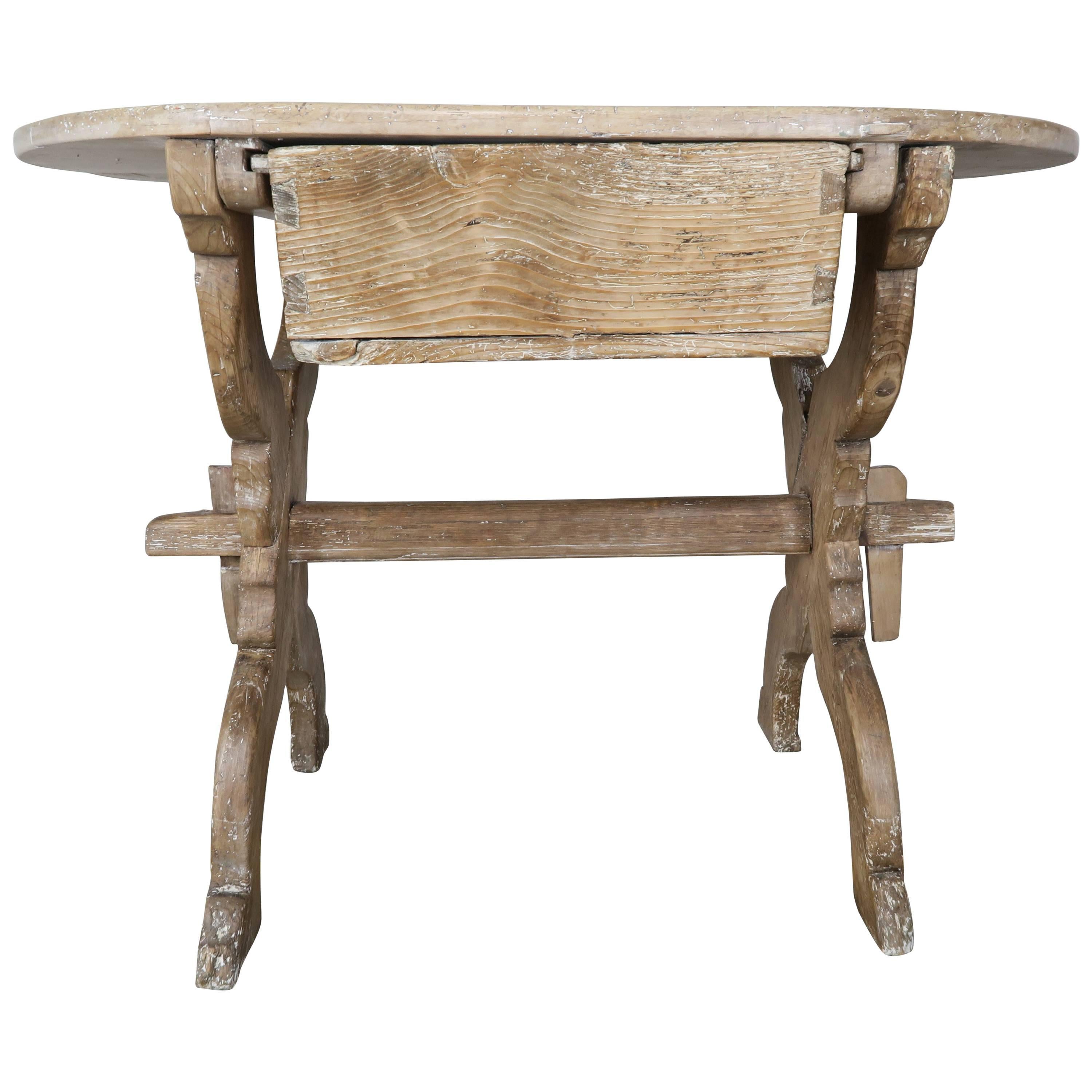 French 19th Century Primitive Wood Table