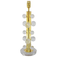 Pair of Italian Modern Murano Glass Table Lamps 3