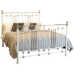 White Iron and Nickel Plated Wide Bed MSK38