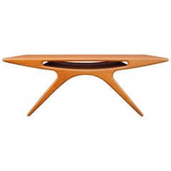 Teak "Smile" Coffee Table by Johannes Andersen for CFC Silkeborg