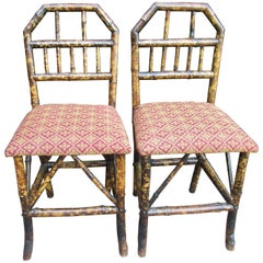 19th Century Bamboo Hall Chairs