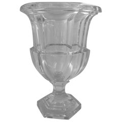 Vintage Tiffany & Co, Crystal Vase of Campana Form, 20th Century