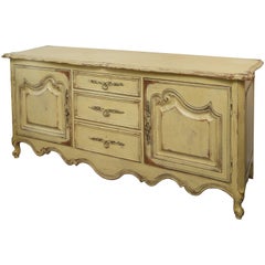 Country French Painted Cabinet by Habersham
