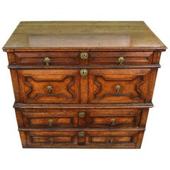 18th Century William and Mary Two-Part Chest