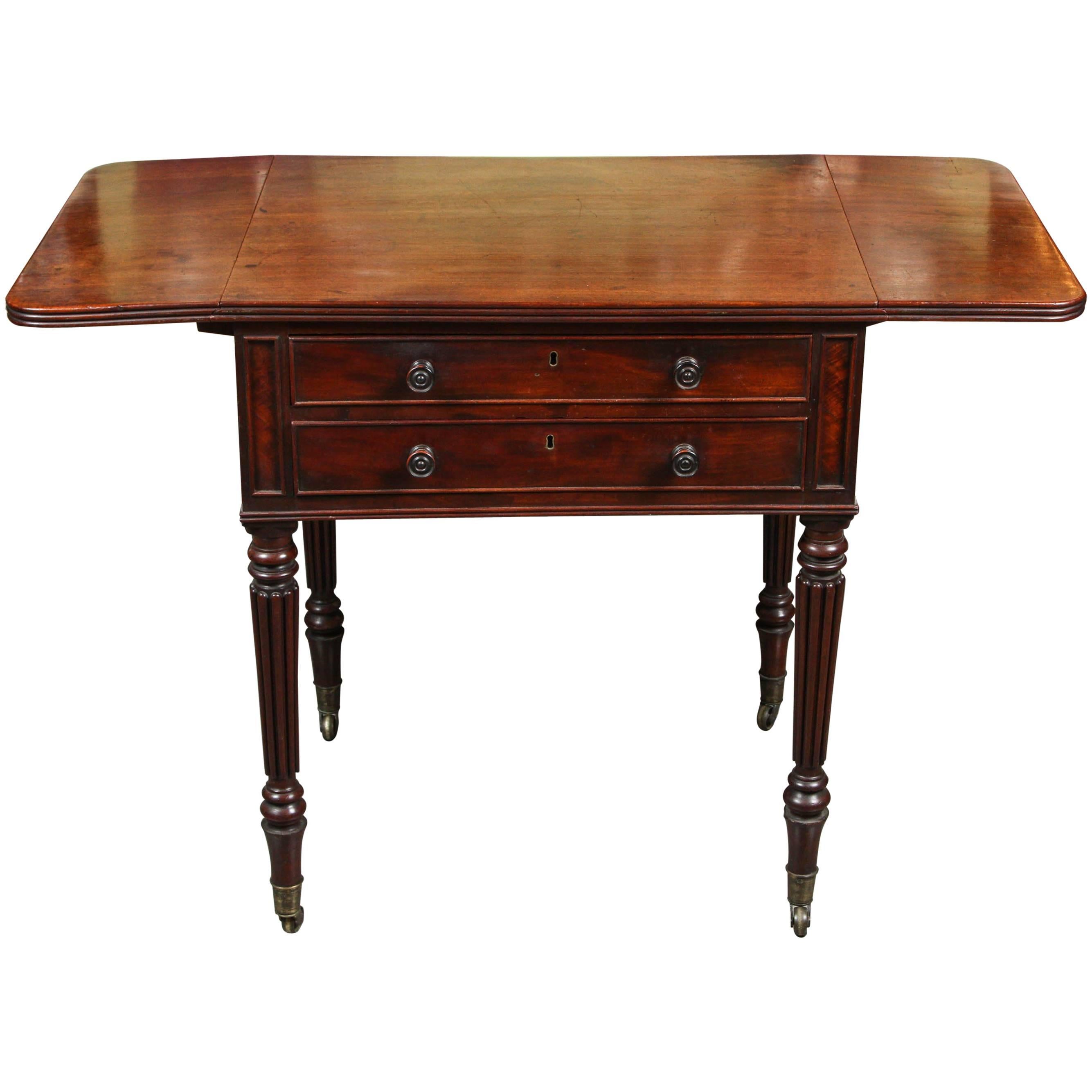 19th Century English Sheraton Pembroke Table