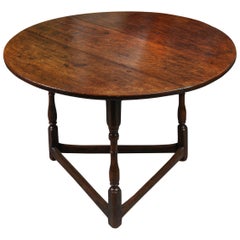 Late 18th Century Georgian Oak Cricket Table 4