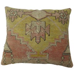 Zabihi Collection Pink Anatolian Rug Pillow