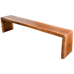 Live Edge Curve Bench