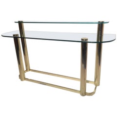 Two-Tier Console Table by Leon Rosen for Pace Collection
