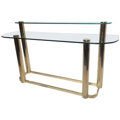 Two-Tier Console Table by Leon Rosen for Pace Collection