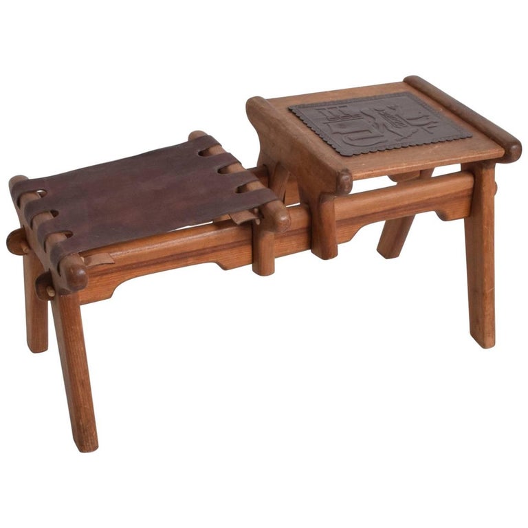 Mid Century Modern Angel Pazmino Telephone Table Stool For At Mid Century Modern Angel Pazmino Telephone Table Stool For