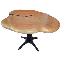 White Ash Sculptural Center Table by Daniel Pollock 2