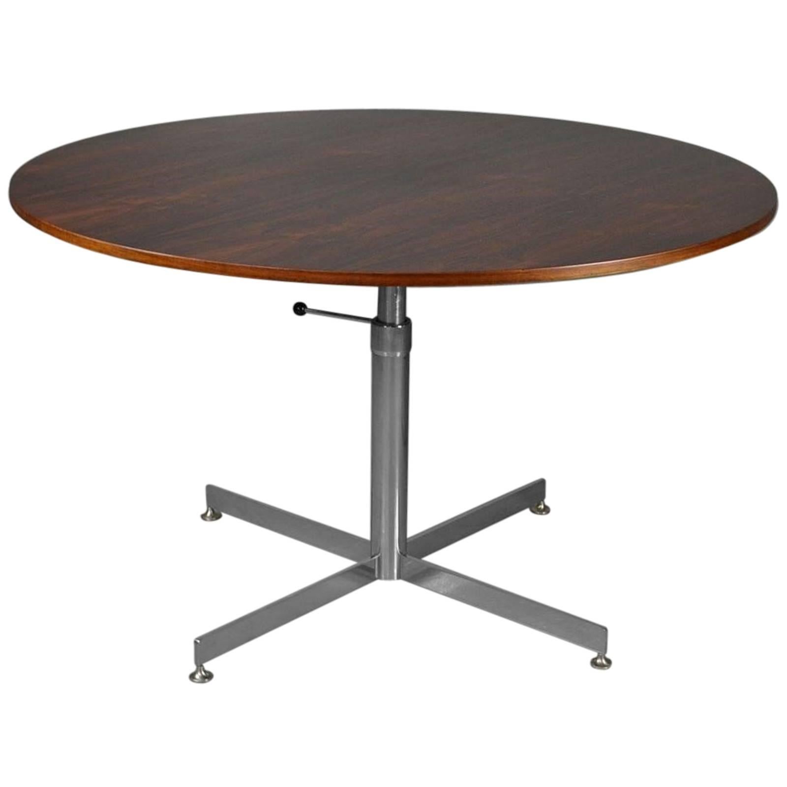 Retro Mid-Century Rosewood Metamorphic Dining Table For Sale