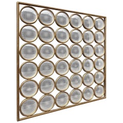 French Concave Mirror Nightclub Decoration