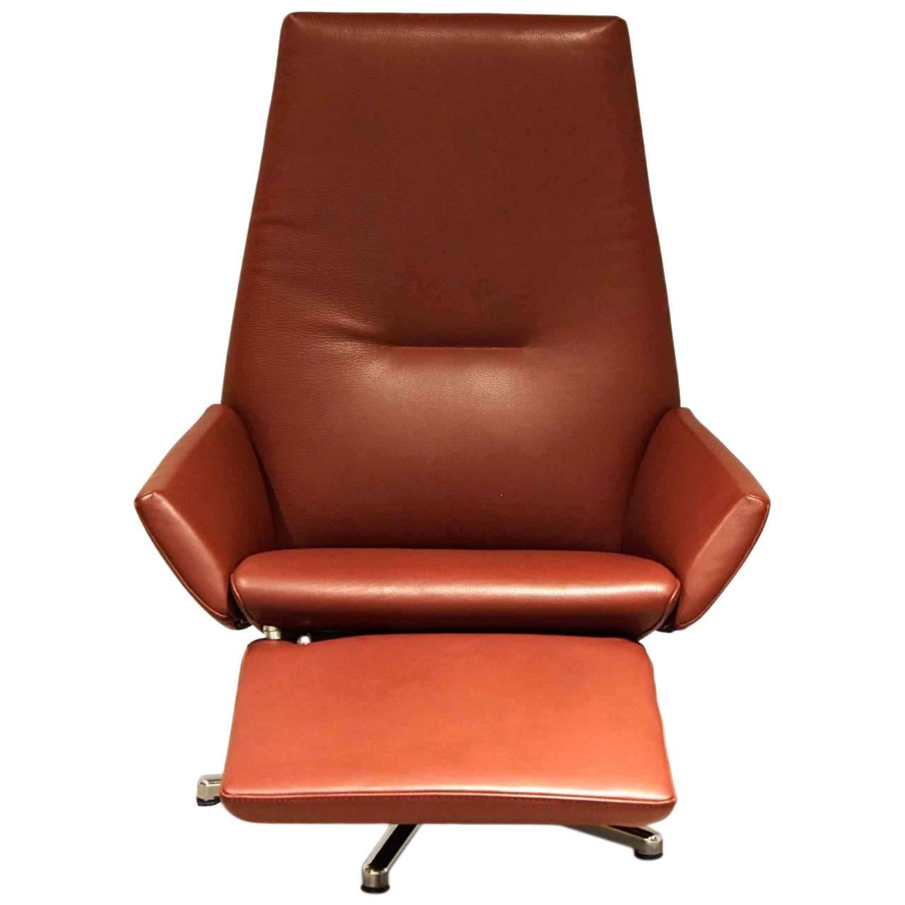 Armchair "WK 680 Tipo" by Manufacturer WK Wohnen with 100% Genuine Leather For Sale