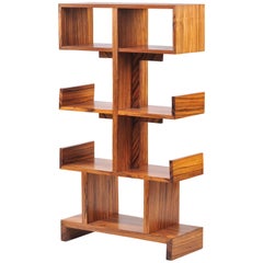 French Art Deco Macassar Ebony Bookcase 4