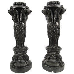 Regency Plaster Figural Pedestals 10