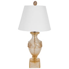 Signed Barovier Murano Glass Table Lamp 10