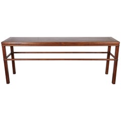 Classic Antique Walnut Console Table 3