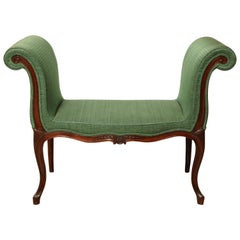 Banc de fenêtre en acajou de style George III