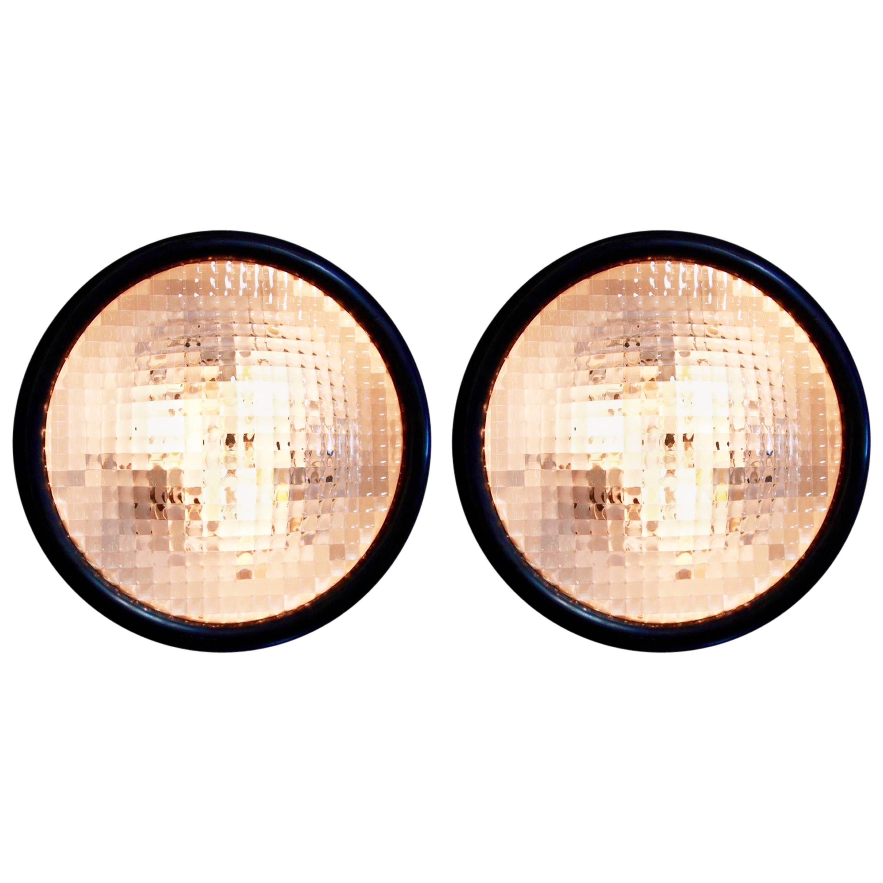 Pair of Stilnovo Wall/Ceiling Lamps, 1960s