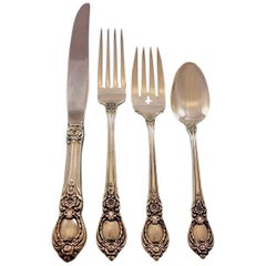 Stanton Hall by Oneida Sterling Silver Flatware Set for 12 Service 48 Pieces