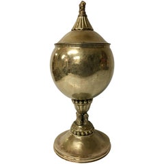 Rare Hungarian Chalis / Lidded Cup by Kiss Ferenec Otvostanar