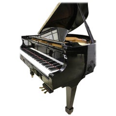 Ebony Gloss Schumann Baby Grand Piano Made by Samick Excellent Inside and Out