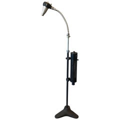 Bausch & Lomb Adjustable Gooseneck Optical Floor Lamp