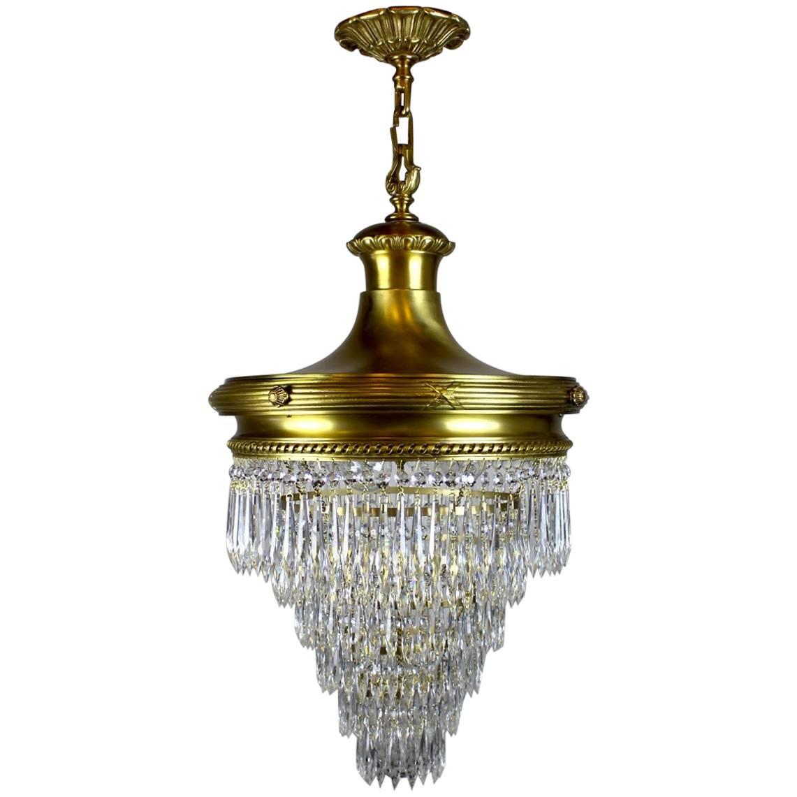 'Wedding Cake' Chandelier by R. Williamson For Sale