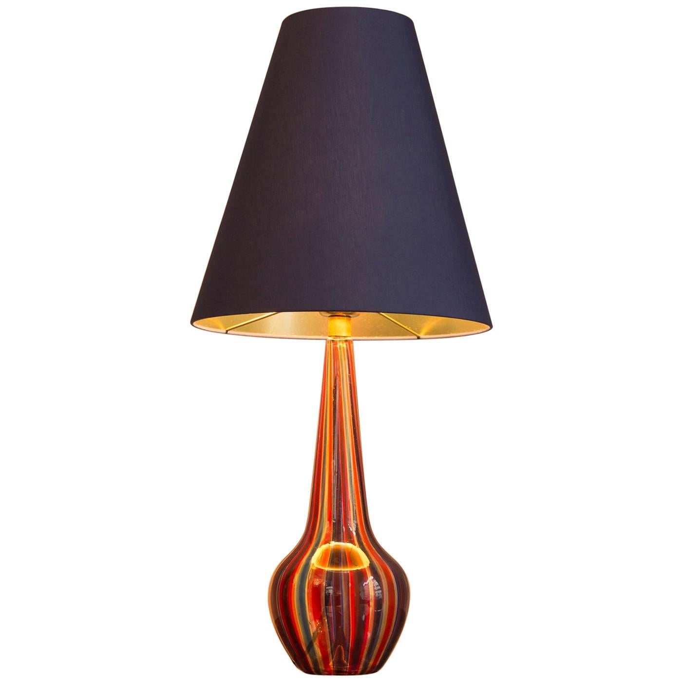 Table Lamp by Barovier & Toso, Italy, circa 1950 For Sale