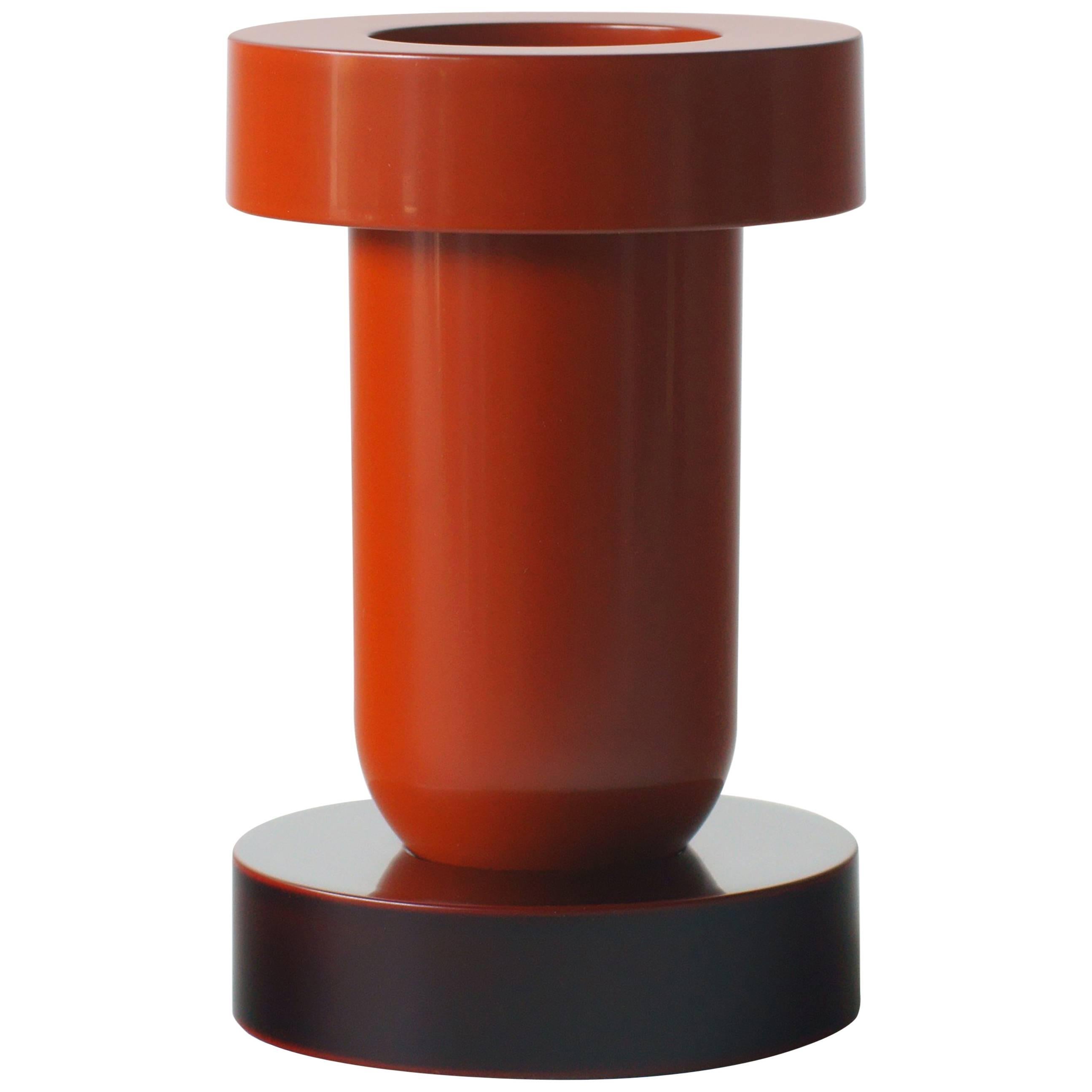 Mirto Flower Vase B Ettore Sottsass Japanese Urushi Laquer Model